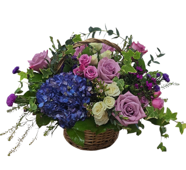 Magical Garden Basket Arrangement in Laurel, MD | Lea's Flower Shop