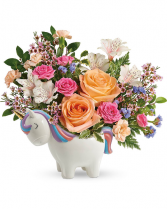Magical Garden Unicorn Flower Arrangement