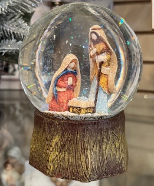 Magical Nativity Snow Globe Gift