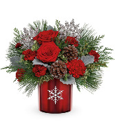 Magical Snowflake Bouquet T22X605A by Teleflora
