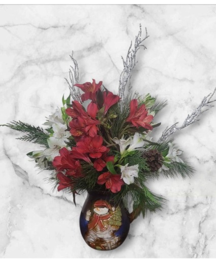 Magical Winter FHF-CW659 Fresh Flower Arrangement (Local Delivery Area Only)