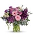 MAGNIFICENT MAUVES VASE ARRANGEMENT