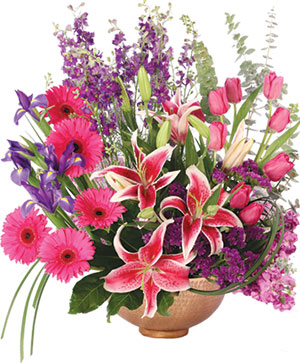 Magnificent Magenta Flower Arrangement