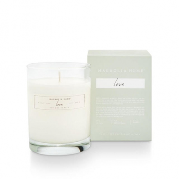 Magnolia Home by Joanna Gaines Love Boxed Glass Candle