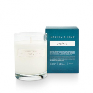 Magnolia Home by Joanna Gaines Restore Boxed Glass Candle