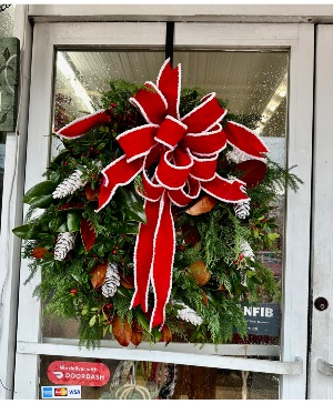 Magnolia wreath fresh 