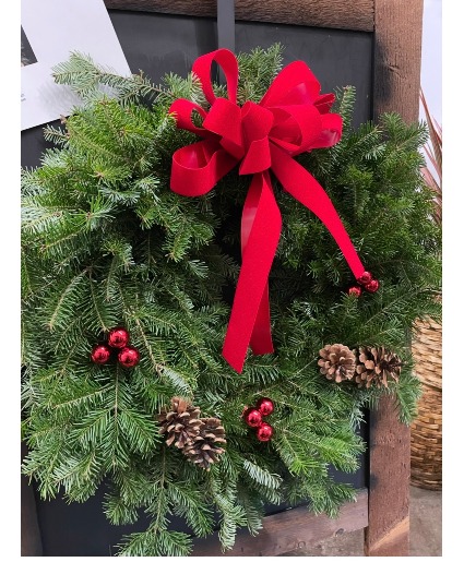 Maine Balsam Wreath Handtied Balsam Wreath