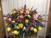 Majestic Garden Casket Spray
