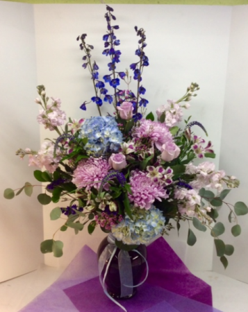Majestic Purple Garden Vase 