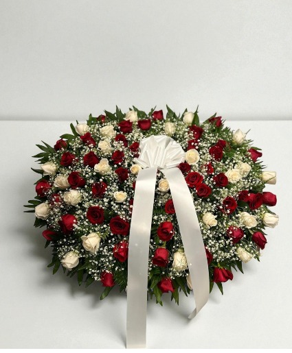Red & White Casket