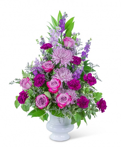 Majestic Urn Funeral Arrangement 