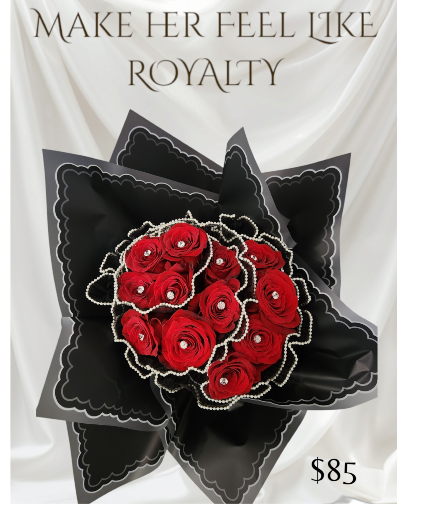 Make Her Feel Like Royalty  Fairy Tales Flowers Exclusive Wrapped Bouquet 