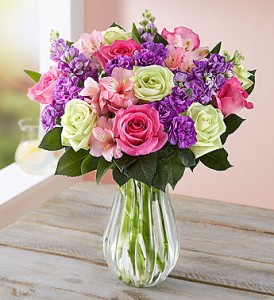 Her Day Bouquet Fresh Vased