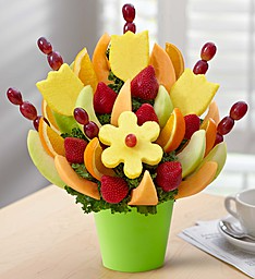 Make their day fruit bouquqet Delicious Cut fruit arrangement
