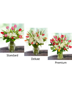 Make Those "Tulips" Mine Vase Arrangement