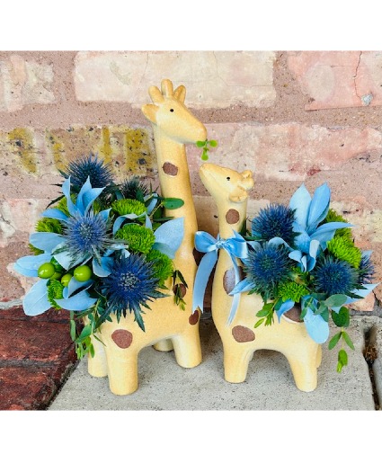 Mama and Baby Giraffe set Ceramic Keepsakes