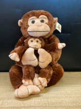 Mama monkey with baby 