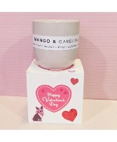 Mango & Gardenia  candle 10oz $22.00 Candle with Valentine Box