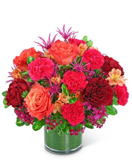 Mango Luxe Flower Arrangement