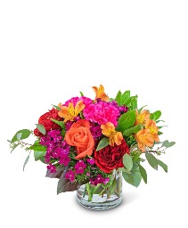 Mango Sunrise Flower Arrangement