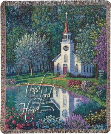 Manual 50x60-inch Tapestry Throw - Sanctuary 