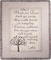 Manual 50x60-inch Tapestry Throw, Those We Love