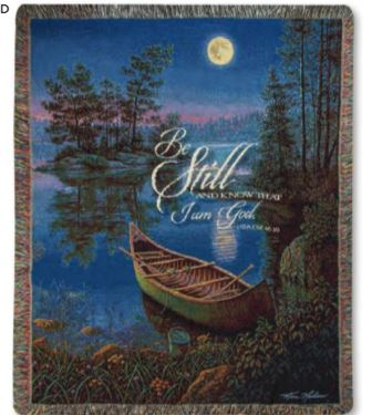 Be Still Tapestry Throw Manual Woodworkers and Weavers in Cincinnati, OH | FLORIST OF CINCINNATI