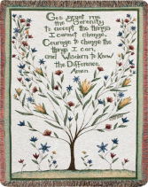 Manual Woodworkers Tapestry Throw - Serenity