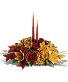 Maple & Merlot Centerpiece Table centerpiece 