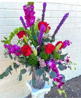 Marbled Beauty  Valentine Mixed Arrangement 