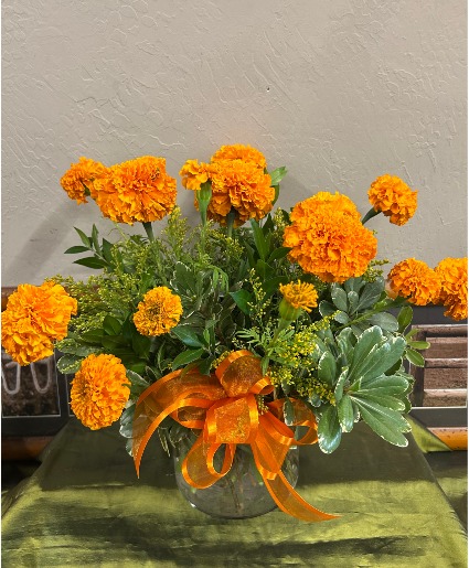 Marigold Special Vase Arrangement