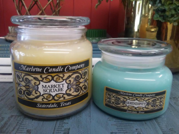 Marlowe Candle Company Scented Jar Candles in Fredericksburg, TX | The Flower Pail