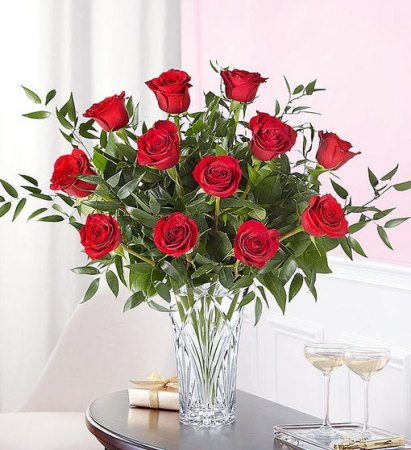 Marquis One Dozen Roses Premium Rose Arrangement
