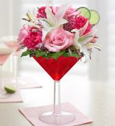 Martini Time Flower Arrangement 