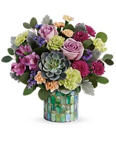 Marvelous Mosaic - 210 Vase arrangement 
