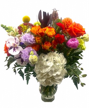 Give Her All Her Flowers Vase Arrangement 