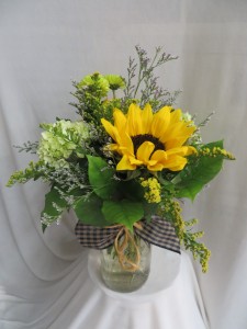 Mason Dixon Fresh Mason Jar Arrangement