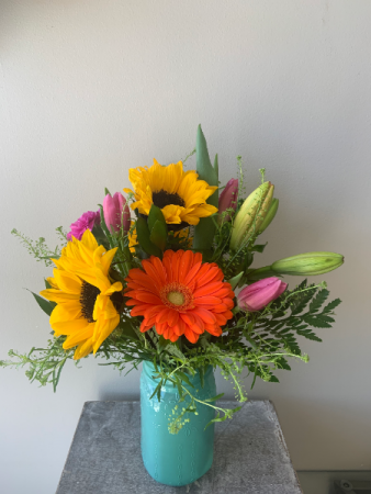 Medium Mason Jar Floral  Arrangement