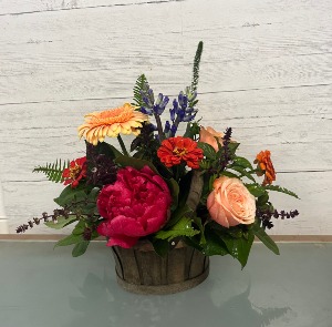 Master Gardner's basket Basket Arrangement