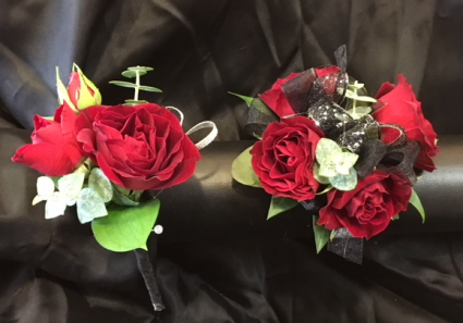 Matching Bout & Wristlet Prom Flowers