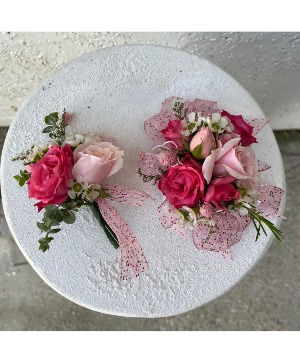 Matching Corsage & Boutonniere Designer's Choice Corsage & Boutonniere