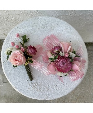 Matching Corsage & Boutonniere Designer's Choice Corsage & Boutonniere