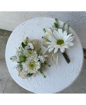 Matching Corsage & Boutonniere Designer's Choice Corsage & Boutonniere