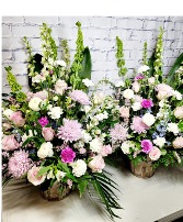 Matching Pastel Arrangements  