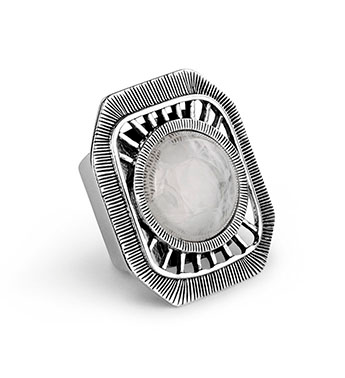 Matte Silver Adjustable Ring Gift Shop