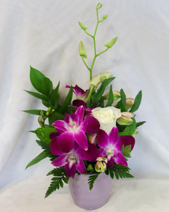 Mauve-a-licious Petite Orchid Arrangement