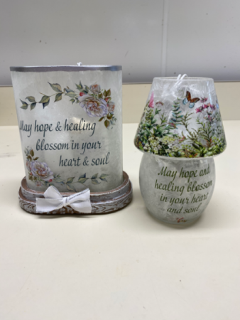May hope and healing Lighted