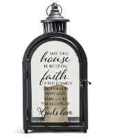 May This House Be Built On Faith Lantern Gifts