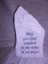 "May You Find Comfort" Sympathy Stone Sympathy