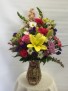MD 3 Colored Glass Vase 